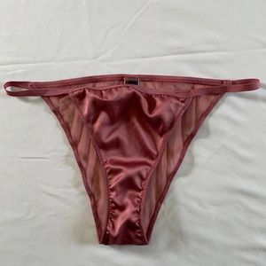 Victoria Secret Pink String Sheer Bikini Panty M